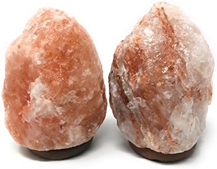 NC Naturals 5-7" Himalayan Salt Lamp, Set of 2
