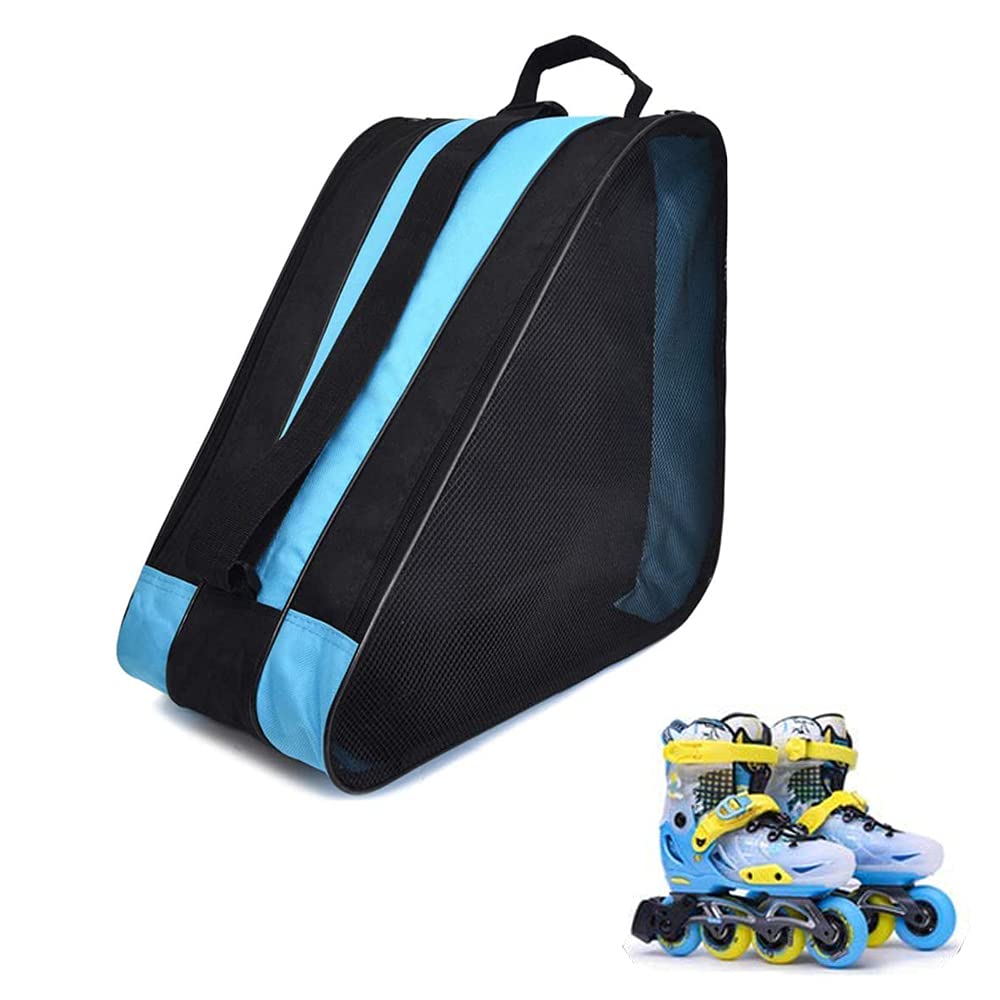 Qanye Skate Carry Bag, Unisex Roller, Ice Skate Bag Unisex, Roller Carry, Inline Skate Bag for Kids and Adults, with Shoulder Strap and Handle, Used to Store Skates