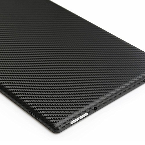 ArmorSuit - All-New Fire 7 Screen Protector (2017 Release) + Black Carbon Fiber Skin Back Protector MilitaryShield w/ Lifetime Replacements - Front Anti-Bubble Ultra HD Shield