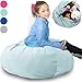 Stuffed Animal Storage Bean Bag Chair Cover “SOFT ’n SNUGGLY” Corduroy Kids & Toddlers Prefer Over Canvas - Replace Plush Toy Hammock or Net - Store Blankets & Pillows Too - Large, 4 Colors
