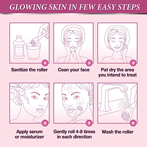 4 Microneedle+Derma+Roller+Titanium+Instrument