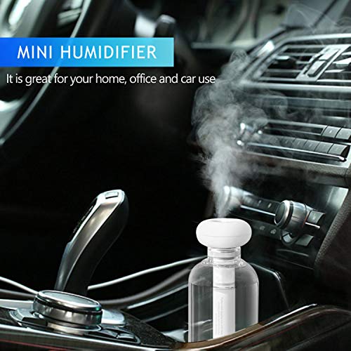 FIGROL USB Portable Mini Humidifier, Cool Mist Humidifier Travel Air Humidifier for Travel Office Hotel Household with No Water Bottle - Thumbnail 3