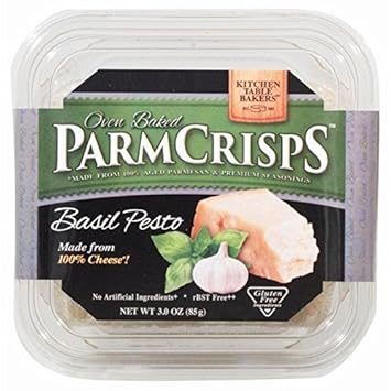 Kitchen Table Bakers Parm Crisps Nutrition - NutritionWalls
