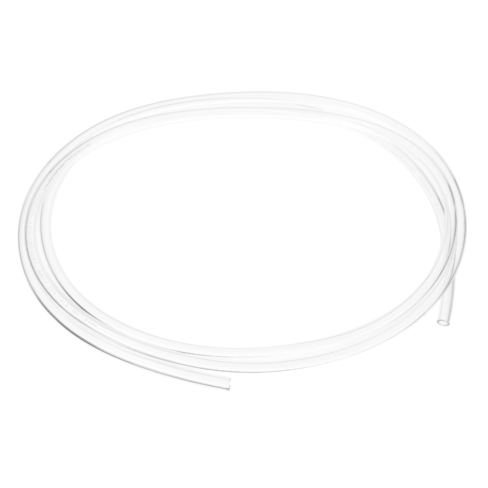Rebower Pneumatic Tubing Pipe,8mm x 5mm Clear PU Polyurethane Tube,6.6FT 2M,PU Air Line Tubing Hose Tubes for Air Compressor,Fluid Transfer,Air Brake