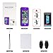 ImpactStrong Compatible with iPhone 7/8 Waterproof Case [Fingerprint ID Compatible] Slim Full Body Protection - Purple