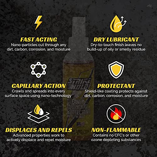 Strike Hold Gun Oil 2oz CLP Gun Cleaner and Lubricant Gun Cleaning