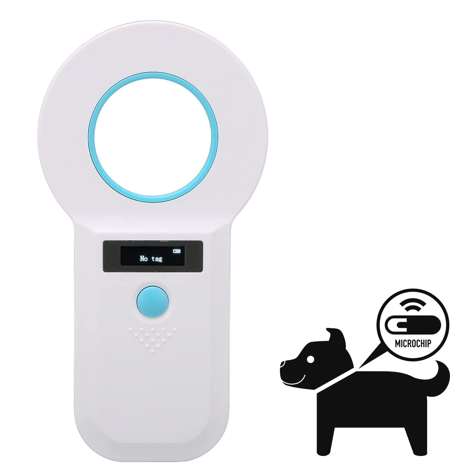 Pet Microchip Scanner, 2.4G Portable Wireless Connection, USB Charging, Animal Tag Scanner, Chips Reader for Animals/Pets/Pets/Dogs/Cats/Cats.