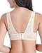 KissLace Women Lace Full Coverage Sports Minimizer Bra Wireless Comfortable Bralette Bandeau Crop Yoga