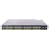 Cisco WS-C2960X-48LPS-L Catalyst 2960X Series 48-Port PoE+ Gigabit Ethernet Switch (Renewed)