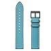 GOSETH Compatible with Galaxy Watch 3 41mm Band/Gear Sport/Galaxy Active 2 Bands, 20mm Leather Replacement Strap Compatible for Galaxy Watch 3 41mm/Gear Sport/Galaxy 42mm(Blue)