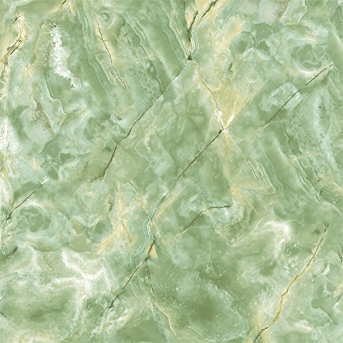 GanDecor Green Faux Marble Wall Sticker Art Decor Self Adhesive Furniture Refurbished Home Decorative Roll Removable 60x180cm/23.62x70.87 - Thumbnail 5