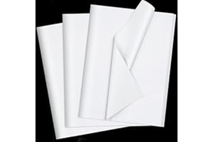 120 Sheets Tissue Paper HMUIKFRY 20x14 Inches White Tissue Paper for Gift Bags White Wrapping for Birthday Weddings Holiday Crafts Festival Decoration