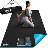 Sensu Large Yoga Mat - 6’ x 4’ x 9mm Extra