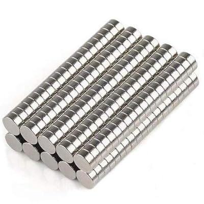 wotoy 200 Pieces 3x1mm DIY Multi-Use Refrigerators Magnets for Fridge Door Whiteboard Bulletin Boards