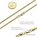 LAOYOU 4MM Mens Womens Necklace Stainless Steel Twisted Rope Chain Gold Hip Hop Rapper's Necklaces 16
