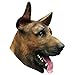 Off the Wall Toys German Shepherd Dog Animal Kingdom Halloween Costume Face Mask Kennel Club Brown Underdog Mask
