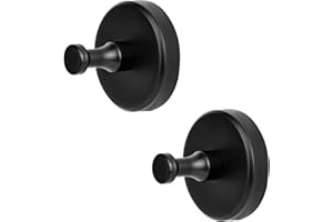 WVD 2 Pcs Suction Cup Hooks, Stainless Steel Shower Hooks for Front Door, Bathroom, Kitchen, Window, Heavy Duty Waterproof Su