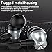 WSCSR in-Ear Headphones, Noise Cancelling Earbuds Balanced Bass Driven Sound Earphones with Mic, Compatible iPhone, iPod, iPad, Samsung Galaxy and More Blackthumb 3