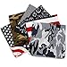 BMC 6pc Assorted Color Patriot Camo Bandana Head Wrap Scarves Set