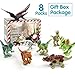 Dinosaur Figure Building Blocks Mini Dinosaur Toys Dinosaur Blocks Playset 8 Packs Best Christmas Gift for Kids & Children by Qunlung