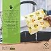 Beeswax Food Wrap Set | 3- Pack Reusable Bees Wax Cover Paper Wraps for Food Storage | Eco Friendly, Sustainable, Plastic Free Beeswrap Set| Small, Medium & Large Bee Wrap for Home & Outdoors