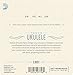 D'Addario Tenor Ukulele Strings, Clear Nylon, EJ65T, 4-String Set, Pack of 1