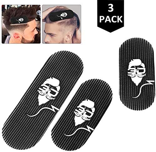 Big Size barber grippers, Barber grippers, Mens Hair holder, Black/White Color,3 pack