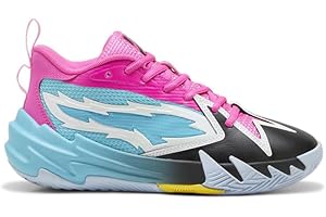 PUMA Kids Boys Scoot Zeros Nl Basketball Sneakers Shoes - Blue, Pink