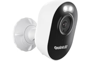 REOLINK 4K Outdoor Security Camera, 2.4/5GHz Wi-Fi 6, AI Detection, Spotlight Color Night Vision, 24/7 Recording, No Monthly Fees, Corded Wireless WiFi Security Camera, Weatherproof, Lumus Pro