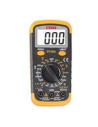 ELIKE DT6013 medidor de capacitancia   probador de condensador, 0.1pF a 20mF con función de retención de datos y luz posterior. Manual en inglés