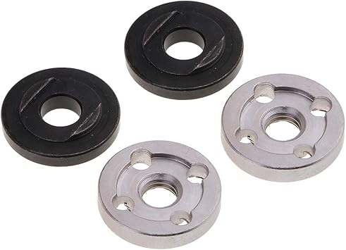 4Pcs Round Clamp Flange Lock Nut 