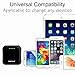 SINOELE Portable Power Bank 6600mAh Ultra Mini External Charger Battery Pack High Speed Charging for iPhone,Samsung, iPad and more (Black)