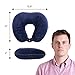 Globite Memory Foam Neck Pillow for Travel, Sleeping, and Neck Support, Navy