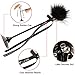 Interactive Cat Toy Teaser Wands with Suction Cup and Bell 4 Pcs Cat Feather, Mouse Toys