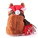 Talking Hamster Repeats What You Say Plush Animal Toy Electronic Hamster Mouse for Kids Birthday Christmas Gift by Parts3A (Christmas Brown)