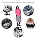 Naturalico 100% Memory Foam Portable Seat Cushion with Cooling Gel Pad for Coccyx Tailbone and Sciatica Back Pain