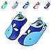 Giotto Kids Swim Water Shoes Quick Dry Non-Slip for Boys & Girls, Blue, 22-23
