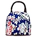 Chrysansmile Insulated Lunch Box for Women Small Lunch Bag Travel Cooler Bag Reusable Cute Lunch Tote for Work Picnic