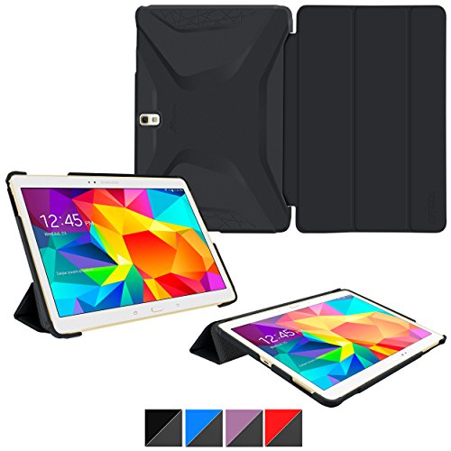 rooCASE Samsung Galaxy Tab S 10.5 Case - Optigon 3D [Black] Lightweight Slim Shell 10.5-Inch 10.5