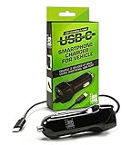 Super Fast 3.1 amp USB C Car Charger for Samsung Galaxy S9, S8, Note 8, Google Pixel 1, 2 & More Android USB Type C Cell Phones. Long Cord w/Extra USB Port, Plugs in Cigarette Lighter Adapter