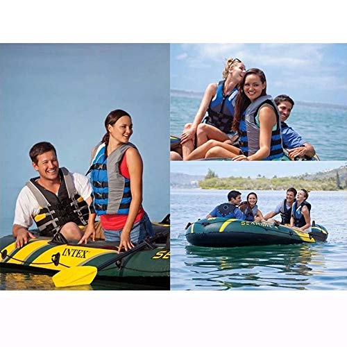 BOOA Dreipersonenfalten-Schlauchboot-Berufsfischerboot, aufblasbares Ruderboot, einschließlich Paddel und Pumpe, mit… – Bild 6