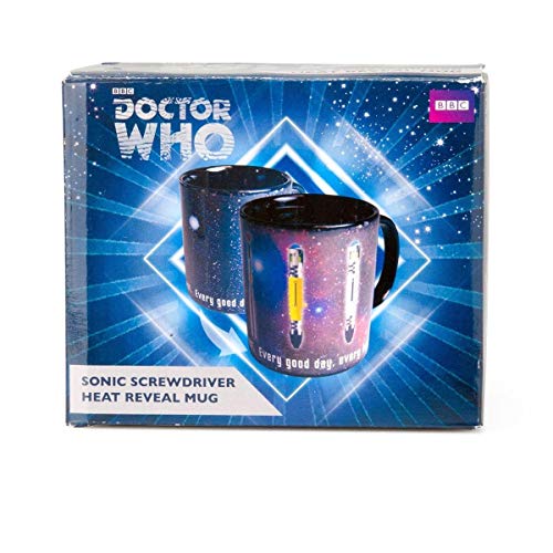 Doctor Who Mug - Sonic Screwdriver Coffee Cup - Design Changes with Heat - 12 oz by Underground Toys
