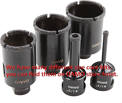 DAMO 1-3/4" Dry/Wet Diamond Core Drill Bit for Concrete/Granite/Marble Hole Saw