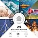 White Noise Sound Machine for Sleeping, 20 Non-Looping Soothing Sounds Lullaby Colorful Night Light Timing Baby Therapy Sound Machine, Auto-Off Timer Battery or USB Output Charger (White)