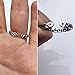 LicLiz Sterling Silver Braided Celtic Knot Adjustable Open Band Ring, Toe Ring for Girls Size 5-9