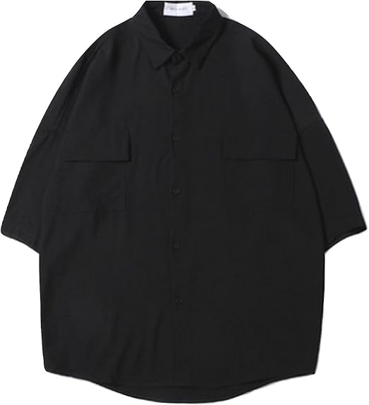 Amazon R Y A R メンズ シャツ 半袖 薄手 3種類からお選びいただけます ゆったり 人気 おしゃれ 夏服 夏アウター トップス サマーアウター 夏 Xl ブラック シャツ 通販