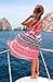 FACE N FACE Women's Summer Beach Wear Cover up Swimwear Beachwear Bikini Free Size 56007RED
