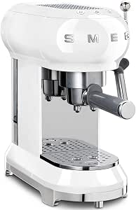 Smeg 50's Retro Style Estética Espresso Cafetera, Blanco : Hogar y Cocina -  Amazon.com