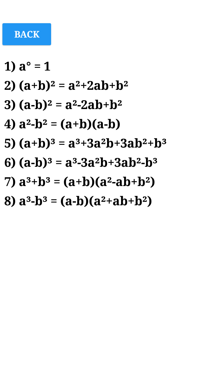 Amazon Com Hsc 12th Maths Formulas Appstore For Android