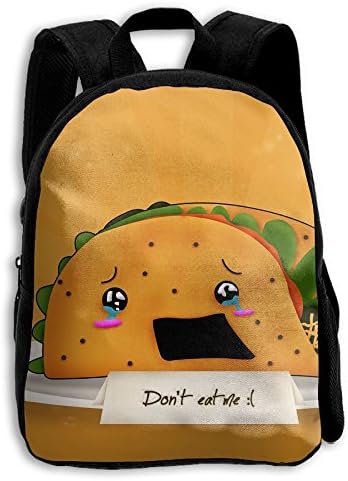 TYTYJ DOOD Le Sad Taco Comfortable Shoulder Straps Kids Backpack School Bag